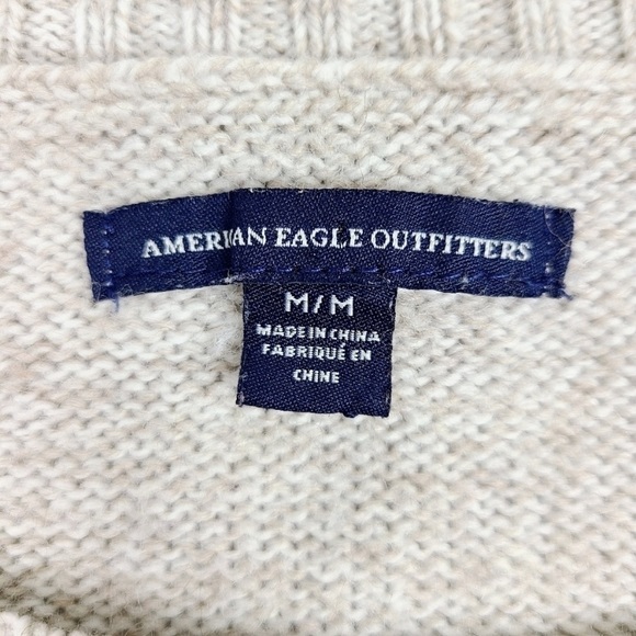 American Eagle Outfitters Aztec Print Wool Blend Crewneck Sweater Medium - Picture 10 of 13